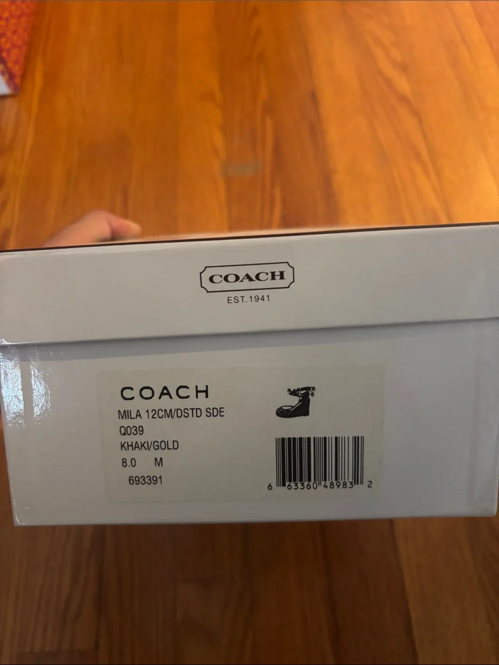 Coach Brown Signature Canvas Espadrille Lace-Up Wedges